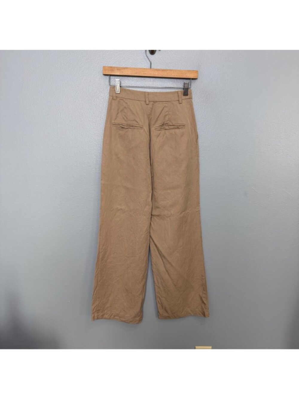 REFORMATION petites mason pants in khaki size 0P - Picture 6 of 8